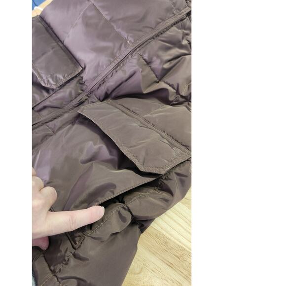 Vntg Pioneer Wear Northern Down Quilted Jacket Olive Green Men Medium MINT Cond - Picture 6 of 9